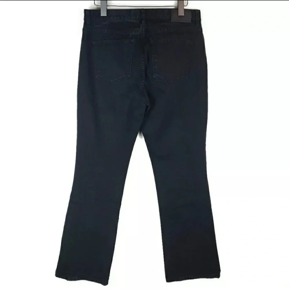 Lauren Jeans Co. Ralph Lauren Jeans Woman's black wash Sz 8 Classic Bootcut - Picture 2 of 7